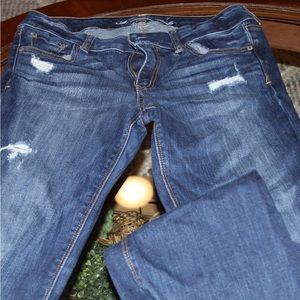 Women American Eagle Size 12 Blue Jeans Boot Cut